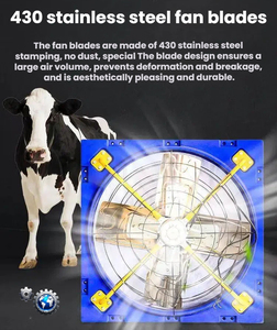 Chăn nuôi cowshed đình chỉ Barn người hâm mộ cho gà trang trại nhà kính gia cầm làm mát quạt thông gió - Product Image 3