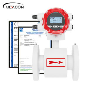 Pengukur aliran elektromagnetik lumpur air cair sanitasi baja tahan karat industri - Product Image 3