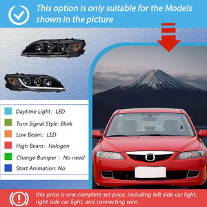 Faro Delantero LED Modificado para <span class=keywords><strong>Mazda</strong></span> <span class=keywords><strong>6</strong></span> Atenza 2003-2015 con DRL Dinámico, Lámpara Frontal Mejorada, Accesorios y Piezas de Automóvil - Product Image 6