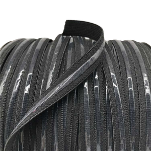 Bande élastique en nylon antidérapante avec support en silicone transparent coloré, taille personnalisée, pour vêtements, bretelles de <span class=keywords><strong>soutien</strong></span>-<span class=keywords><strong>gorge</strong></span>, bandeaux - Product Image 1