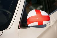 Personnalisez votre logo extensible côté voiture miroir drapeau miroir chaussette miroir couverture