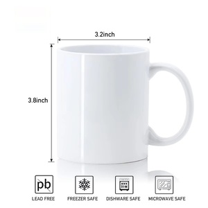 Bán buôn Cốc gốm cà phê Trống Tùy Chỉnh sứ thăng hoa cốc đặt cho tráng oz cup - Product Image 6