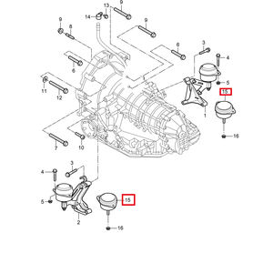 Soporte Hidráulico para Motor, Soporte de Transmisión para Caja de Cambios, Alta Calidad, 98637504902 98637504901 para Porsche Boxster 986 Cayman <span class=keywords><strong>987</strong></span> <span class=keywords><strong>3.4</strong></span> - Product Image 2
