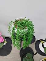 Plantes suspendues artificielles, avec pot blanc, fausse verdure grimpante pour la maison, le bureau et la décoration murale