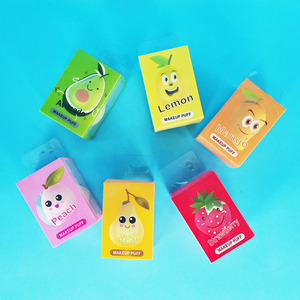 Bán Buôn Trái Cây Hình Dạng Trang Điểm Máy Xay Sinh Tố Thiết Lập 3Pcs <span class=keywords><strong>Non</strong></span> <span class=keywords><strong>Latex</strong></span> Nhãn Hiệu Riêng Trang Điểm Miếng Bọt Biển Phun Kit - Product Image 6