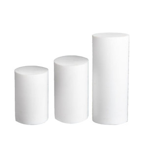 Оптовая продажа 100% первичного экструдированного наполненного ПТФЭ сырья: белый пластиковый круглый пруток из ПТФЭ - Product Image 5