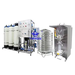 Hete Verkoopprijs In Ghana Afrika Waterbehandeling Ro-Systeem/Sachet Waterzakmachine Zuiver Mineraalwater Zak Vulmachine