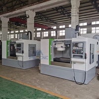 Centro de Mecanizado Vertical VMC640, Fresadora CNC de Alta Precisión, Motor Automático GSK//FANUC Mitsubishi para Metal