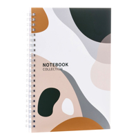 Vente en gros échantillon gratuit Reliure à couverture rigide A5 avec sublimation bon marché carnet à spirale personnalisé