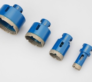 Pms 4 + 1 chân không brazed lõi khoan bit bê tông kim cương lưỡi cưa mài sàn đá cẩm thạch kim cương lỗ Saw Cutter Kit - Product Image 2