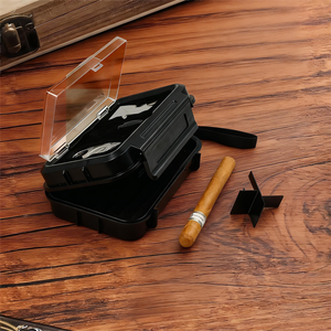 Vente en gros usine : Étui à cigares portable étanche, Coffret cadeau de cigares, Accessoires pour cigares, Boîte cadeau pour cigares, Double étui à cigares - Product Image 1