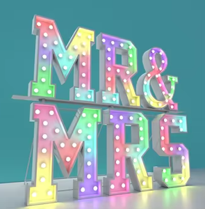 Letreros Acrílicos con Luces <span class=keywords><strong>LED</strong></span> para Fiestas de Cumpleaños, con Efecto Luminoso, Número 18, Aptos para Decoración Interior y Exterior - Product Image 2