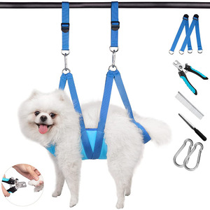 Pet Grooming <b>Hammock</b> For Dog Adjustable Strap Hanging Style Nail Trimming Support - Product Image 2