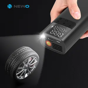 Newo acessórios de motor sem fio para bicicleta, portátil, alta pressão de pneu de bicicleta, versão mais recente abs 12v