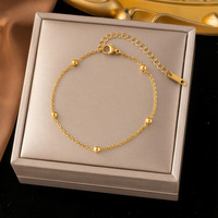 Bracelet chaîne de mariage pour couple, élégant et tendance, en acier inoxydable plaqué or 18 carats, étanche et inaltérable, accessoires pour femmes, vente en gros