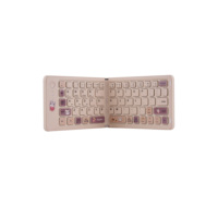 GEEZER Keyboard Nirkabel Lipat Portabel Kompak yang Laris Manis dengan Desain Lipat 2 dan Pengisian Daya Tipe-C