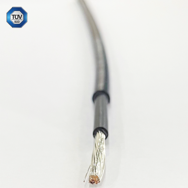 High Quality Solid Photovoltaic Cable 4 Mm2 DC 1800V Wire High Temperature Resistance for Connector Solar Cable for Solar Panel