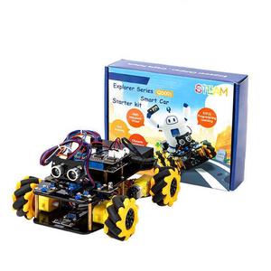 ESP32 IoT WiFi Mecanum rueda programable evitación de obstáculos seguimiento Scratch codificación arrancador Smart <span class=keywords><strong>Robot</strong></span> Car Kit - Product Image 6