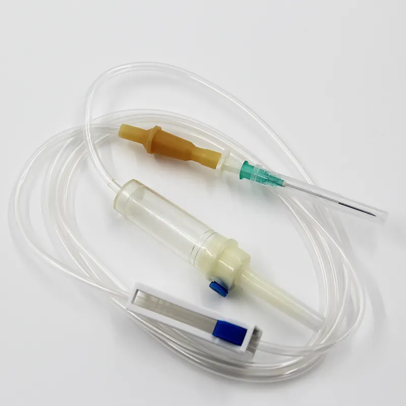 ISO CE медицинский Одноразовый инфузионный набор для переливания iv infusio Медицинское использование одноразовая инфузия для вены кожи головы