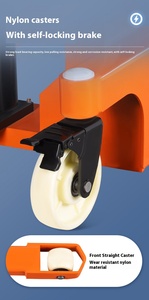 Venda quente multifuncional heavy duty aço mão empilhadeira <span class=keywords><strong>manual</strong></span> portátil para compras ferramenta uso capacidade de carga 200kg - Product Image 3
