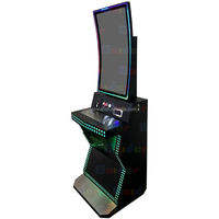 Mesin logam layar lengkung 43 "kustom 2025" Multi 4 in 1 Game Software Lock Link Game