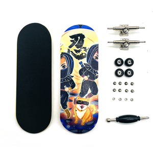 ALF Professional Fingerboard portable 5 plis en érable chinois 34 mm, motif dessin animé créatif, cadeau pour enfants, moulage par gravité - Product Image 2