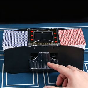 Dispositivo automático <span class=keywords><strong>para</strong></span> mezclar cartas de póker, material plástico, compatible con Three Kingdoms, Landlord, Guandan, Texas Holdem, juego de cartas familiar y de ocio - Product Image 6