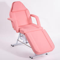 Table de massage et de soin multifonctionnelle réglable et pliable pour salon de beauté, idéale pour les extensions de cils et les tatouages