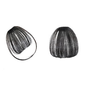 Frange à clipser invisible, style français aérien et léger, avec couverture des tempes, cheveux fins et ondulés pour femmes, faciles à coiffer et à intégrer. - Product Image 3