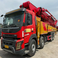 Camion pompe à béton SANY 62m Euro 5 d'occasion, fiable, modèle 2021, à économie d'énergie, en stock