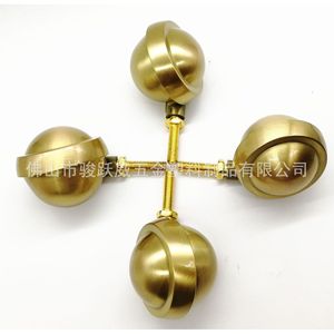Alloy <b>Carpet</b> Wheel 73mm Diameter Swivel Furniture Caster Brushed Bronze Durable - Product Image 5