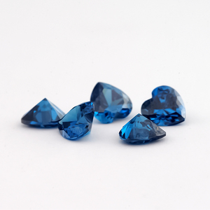 Piedra preciosa CZ de gran tamaño personalizada con forma de corazón de alta calidad CZ piedra multicolor Zirconia cúbica - Product Image 5