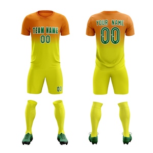Conjunto de Camiseta de Fútbol Personalizada para Hombre, Camiseta de Fútbol con Nombre y Número, Uniforme de Entrenamiento Deportivo de Spandex/Poliéster - Product Image 3