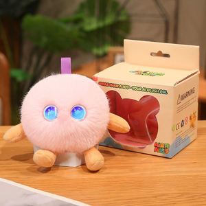 Porte-clés en peluche personnalisé oreilles de lapin, breloque interactive électrique IA, accessoire de sac mignon - Product Image 3