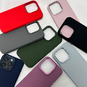 Funda de Silicona Líquida Antigolpes con Electrochapado para Teléfono 16/15/14/13/12/11 Plus Pro Max SJK553 - Product Image 2