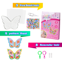 Kit de perles Perler de 5 mm en gros, ensemble de perles à fusionner DIY, motif voiture, jouets éducatifs pour débutants