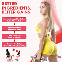 OEM Private Label Energy Booster Créatine Monohydrate Gouttes liquides pour le renforcement musculaire Pré-entraînement