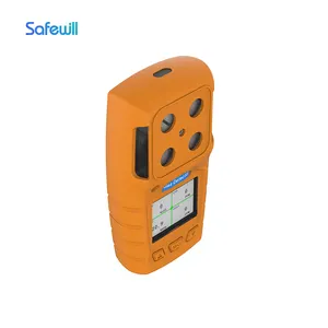 Proveedor de China Safewill Detector de gas múltiple inteligente portátil en analizadores de gas ABS + Pantalla TFT LCD Individual