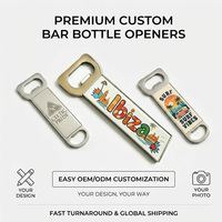 Abridor de Botellas Magnético de Metal Personalizado con Diseño de Recuerdo Turístico de México, Ibiza, Londres, Mallorca, para Regalo Promocional