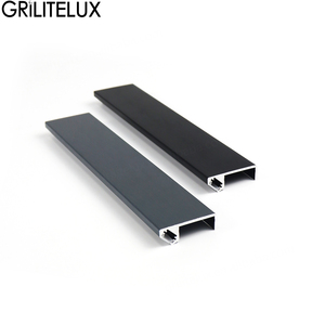 Luz LED para Estantes de Armario, Iluminación de 45 Grados, Perfil de Aluminio Empotrado con Abrazadera para Borde, Barra de Luz con Clip para Armario con Reverso de Madera de 18 mm - Product Image 2