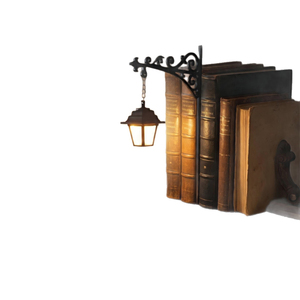 Lámpara de Estantería, Linterna de Biblioteca, Luz de Estantería, Lámpara de Lectura Vintage, Lámpara Nocturna LED Decorativa para el Hogar - Product Image 1