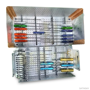 SATINSKY ENTERPRISES Juego de Instrumentos Reutilizables para Artroscopia de Hombro, Completos, Manuales, de Acero Inoxidable, Certificación CE Clase II - Product Image 1