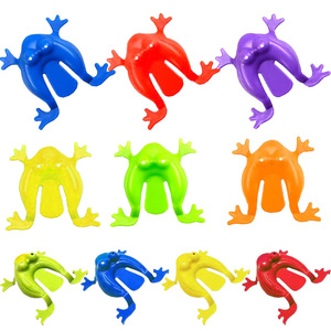 Jincan - Rana Saltarina de Plástico, Mini Rana Saltarina, Juguetes Antiestrés Interesantes Multicolores para Niños - Product Image 5