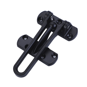 Serrure de porte coulissante de sécurité moderne à barre pivotante boucle de fermoir antivol chambre et salle de bain loquet de <span class=keywords><strong>garde</strong></span> de porte en alliage de Zinc - Product Image 1