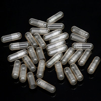 Prix de gros transparent taille 000 gélatine dure capsules vides