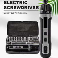 Perceuse sans fil compacte à vitesse réglable, perceuse à couple élevé avec jeu de forets multiples, batterie longue durée pour le bricolage professionnel et les réparations