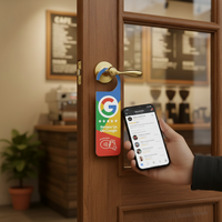 Cartes de contrôle d'accès en PVC Smart Tap NFC QR Code RFID sans contact réutilisable NTAG213/NTAG215/NTAG216 Google Review for Review Room