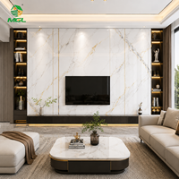 Plaque PVC UV Marbre 3mm Haute Brillance – Panneau Mural Décoratif Flexible pour Projets Intérieurs (Salles de Bain, Cuisines, Hôtels)