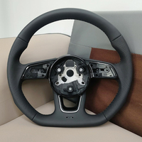 Volant en cuir semi-perforé pour Audi B8 A3 A4 A5 S3 S4 S5 RS3 RS4 RS5 B9