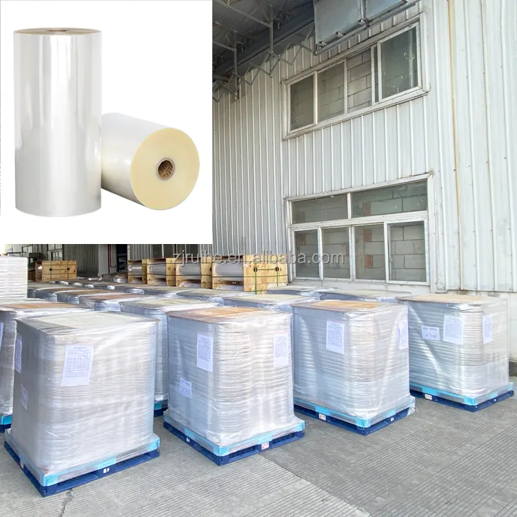 Película de tubo de manga termorretráctil de PVC/PETG para imprimir etiquetas retráctiles